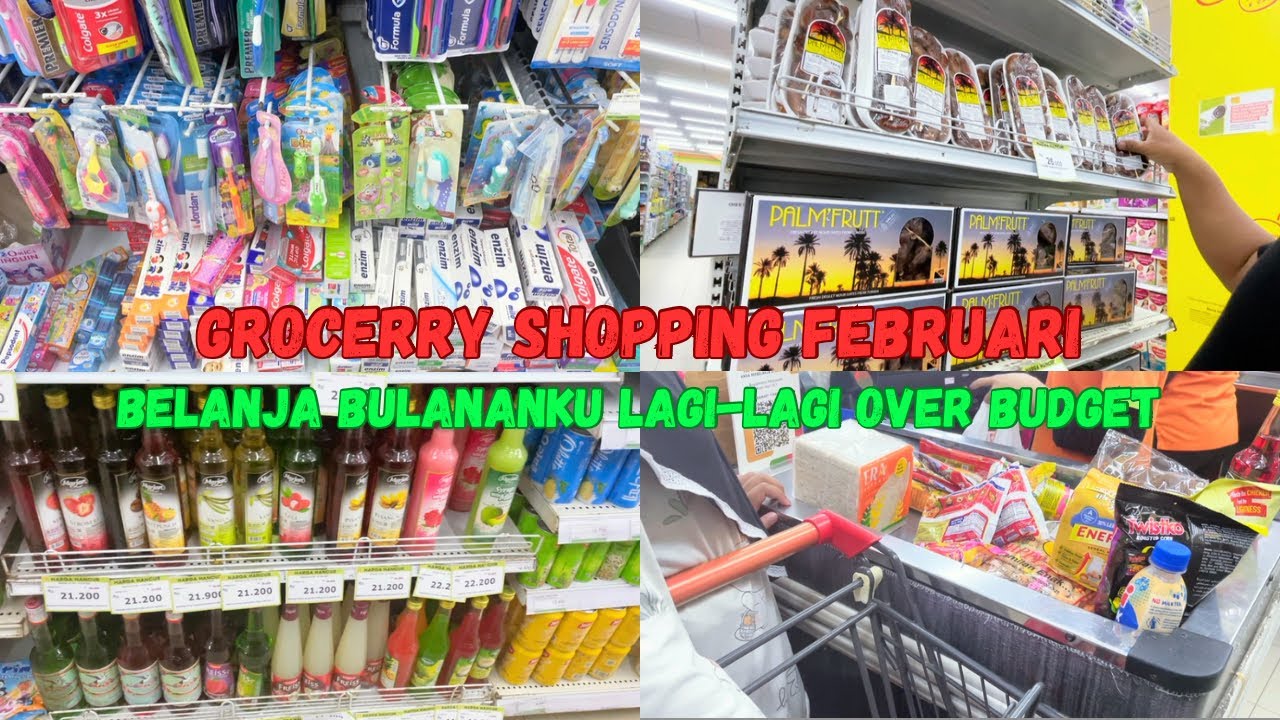 Rutinitas bulanan IRT || Grocerry Shopping || Lagi-lagi over budget🤦‍♀️