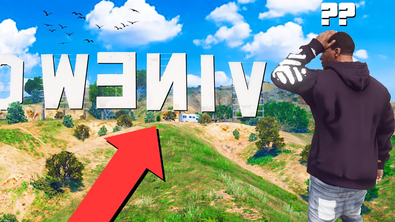 GTA 5 but EVERYTHING is Flipped Backwards (WHOAA!!)