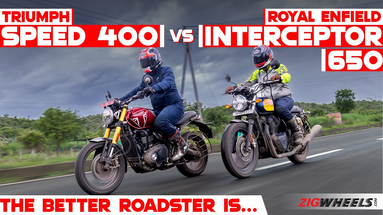 Triumph Speed 400 vs Royal Enfield Interceptor 650 Compared | The Better British Roadster?
