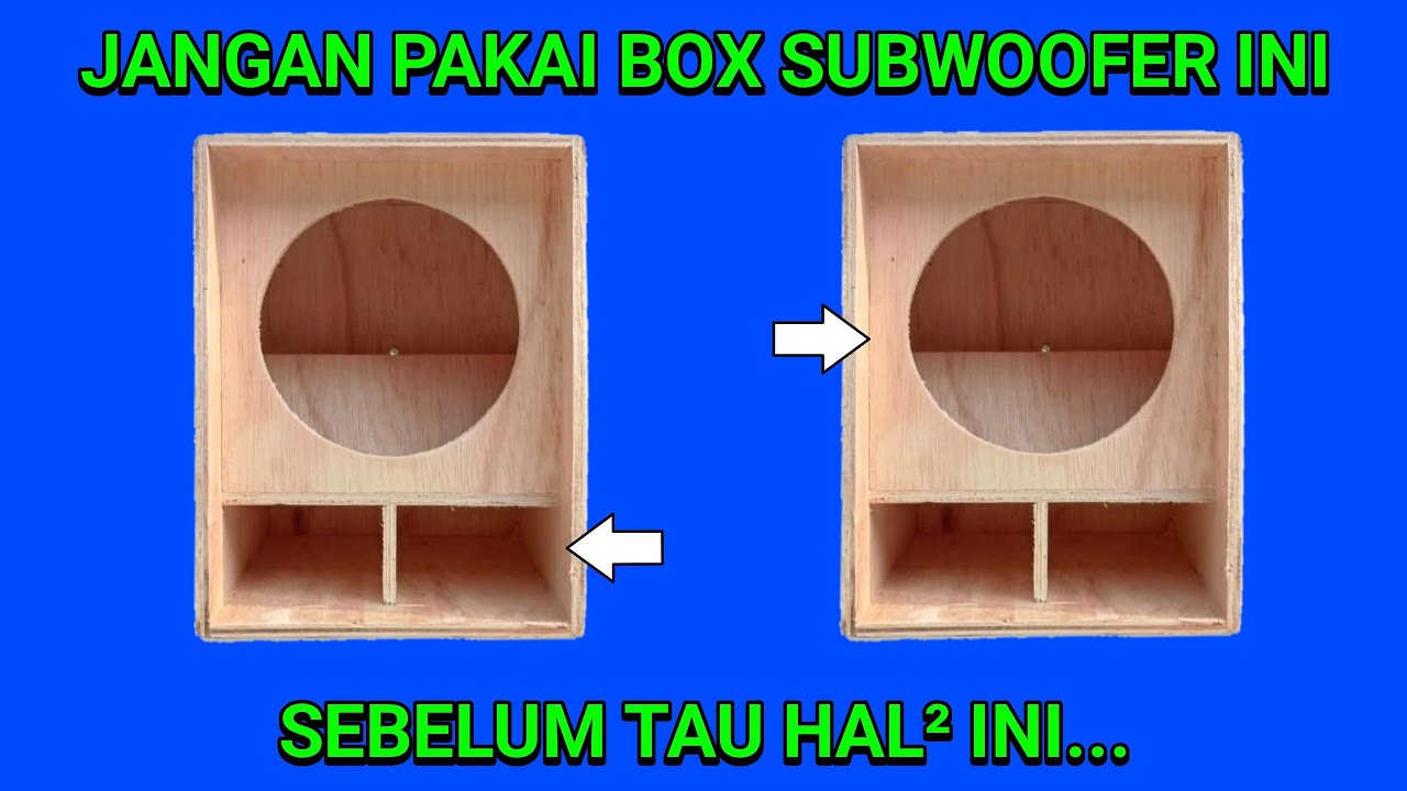 Kelebihan dan kekurangan box subwoofer mini scoop yang jarang di ketahui...