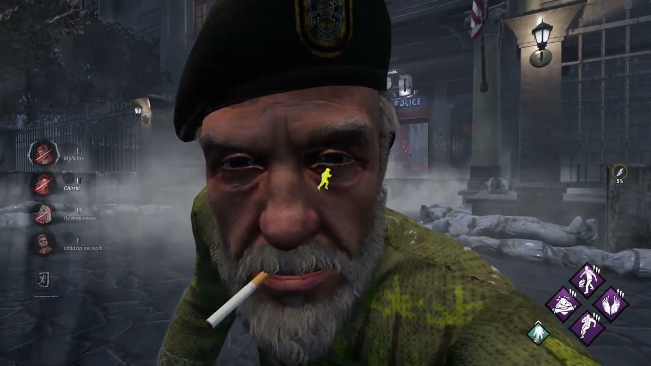 Bill  recusa aposentadoria pela a Espirit em Dead by Daylight