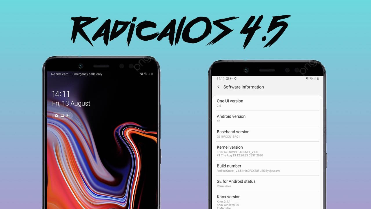 RadicalOS 4.5 For Samsung Exynos 7870 Devices | Android 10
