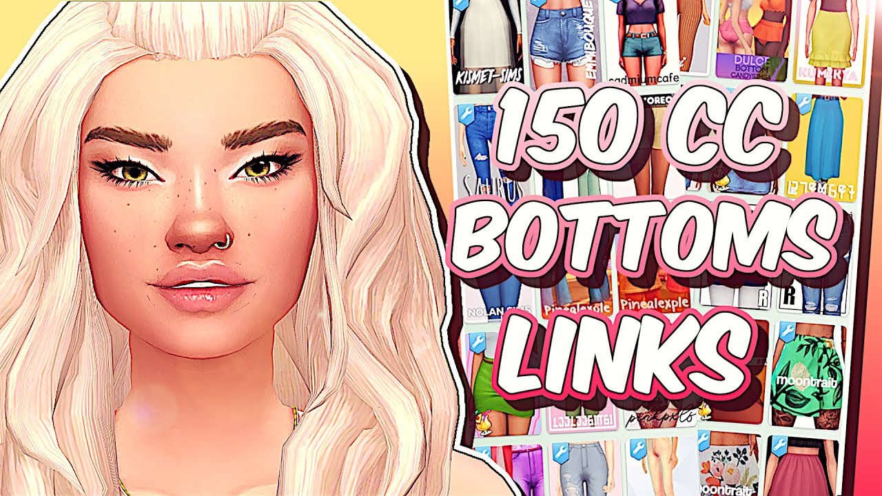 The Sims 4 | MAXIS MATCH BOTTOMS: Skirts, Jeans & more | Custom Content Showcase + Links