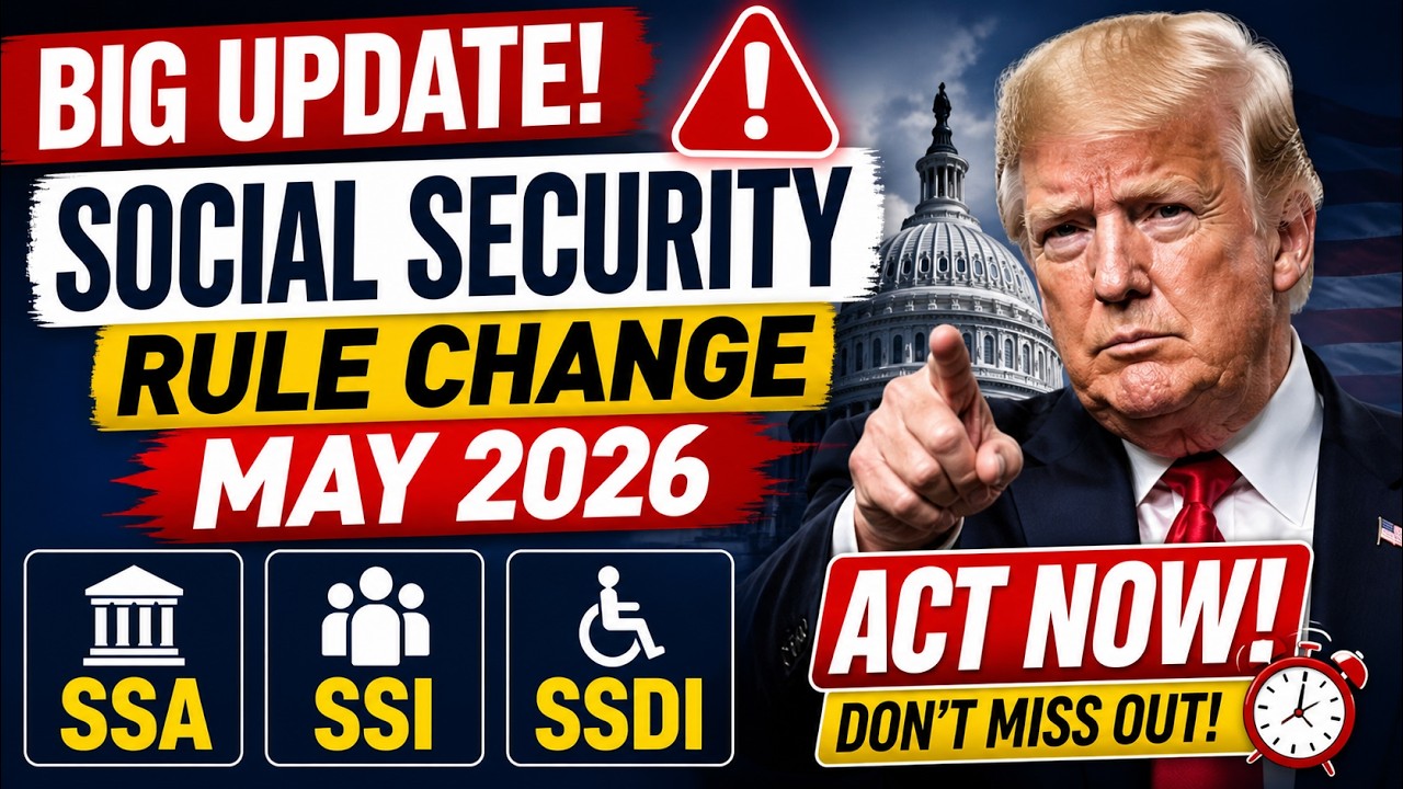 Big Update: Social Security Rule Change May 2026 &mdash; SSA, SSI & SSDI Seniors Must Act NOW