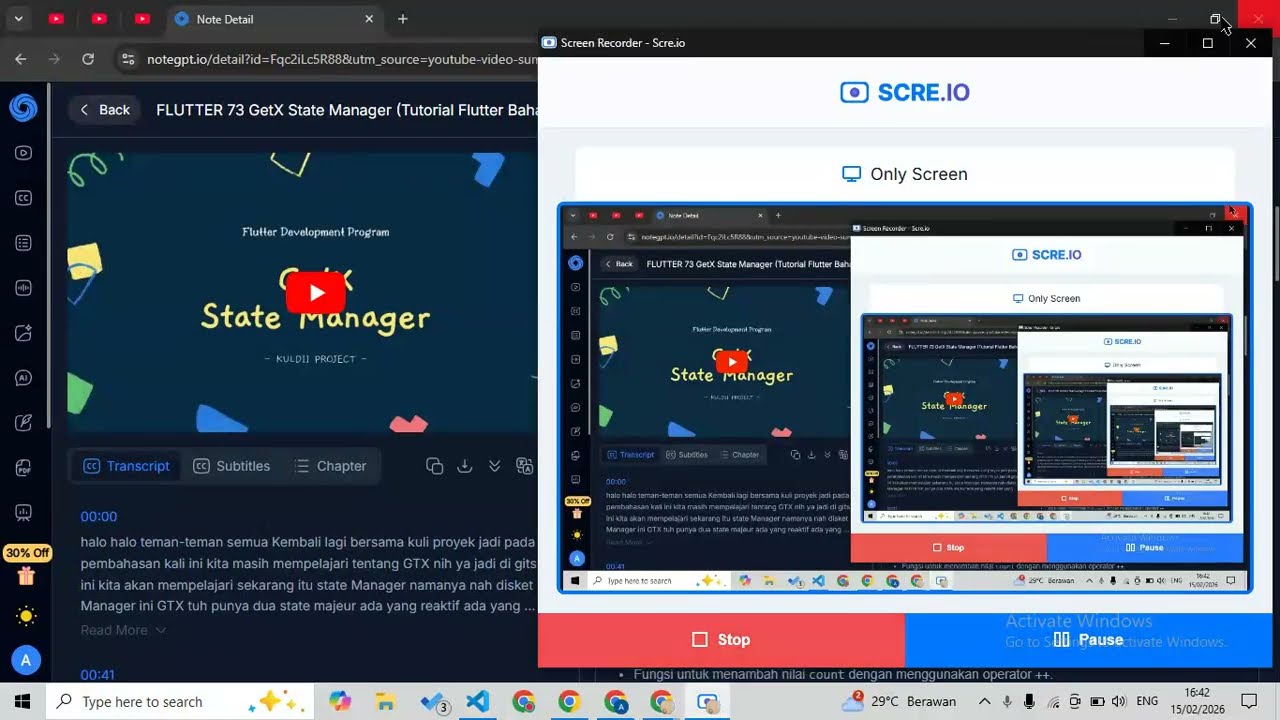 02. State Management Flutter Getx | GETX (obs, gtx) | part 2