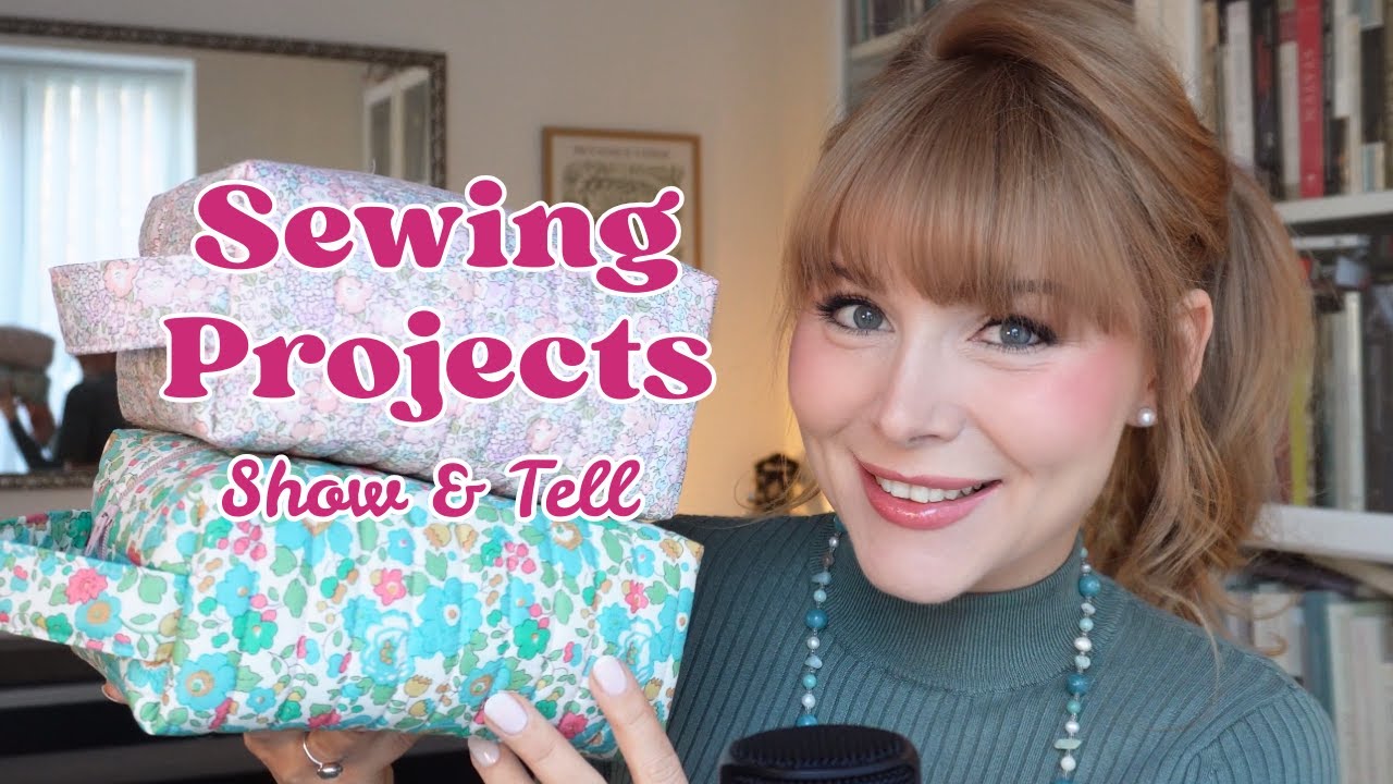 Relaxing ASMR Sewing Show & Tell 🪡 | Handmade Bags & Accessories | Soft Spoken