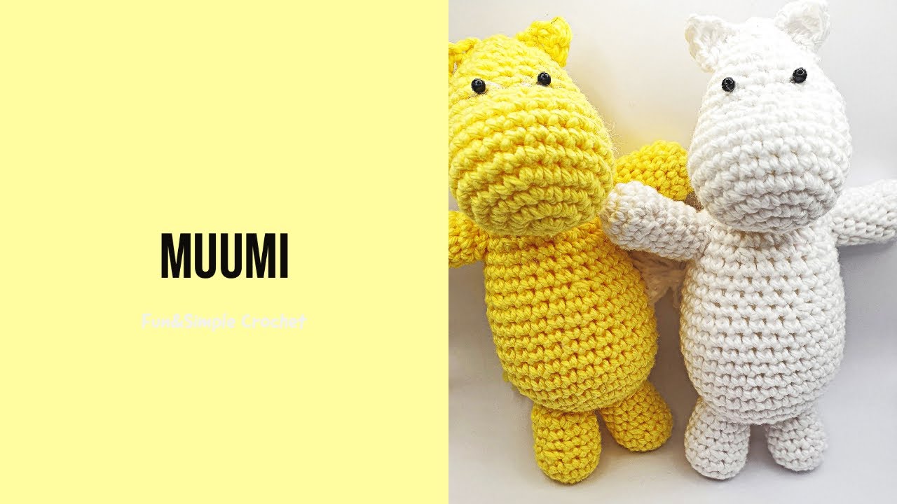 Amigurumi Muumi - Easy tutorial