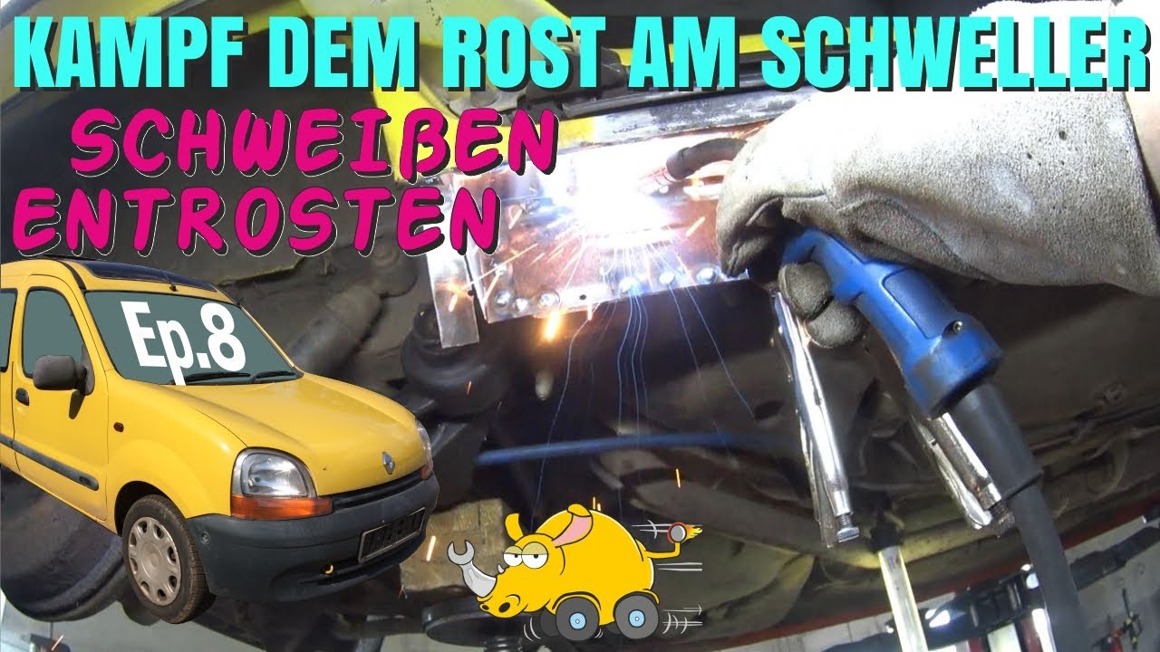 Kampf dem Rost am Kangoo Unterboden (Ep.8) | Reparaturblech selbstgebaut [SCHWEISSHELDEN]