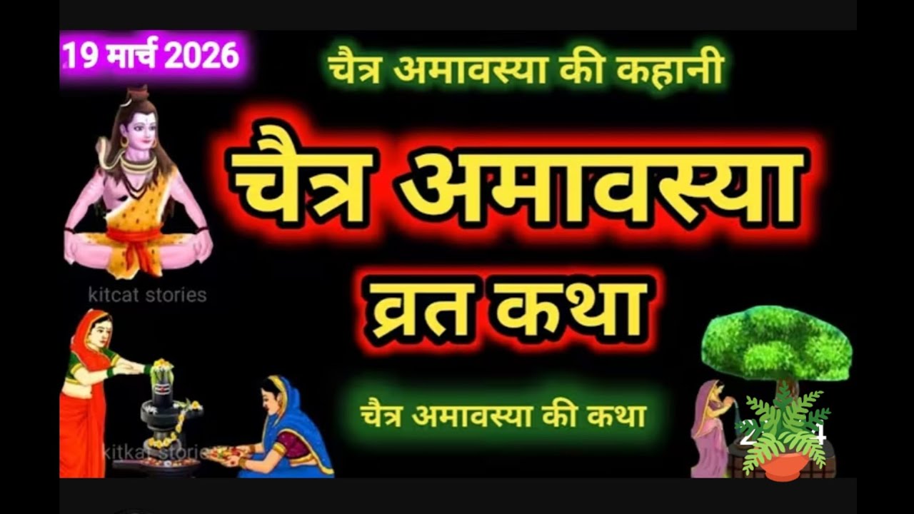 चैत्र अमावस्या व्रत कथा // Chaitra amavasya vrat katha #kathawithrita
