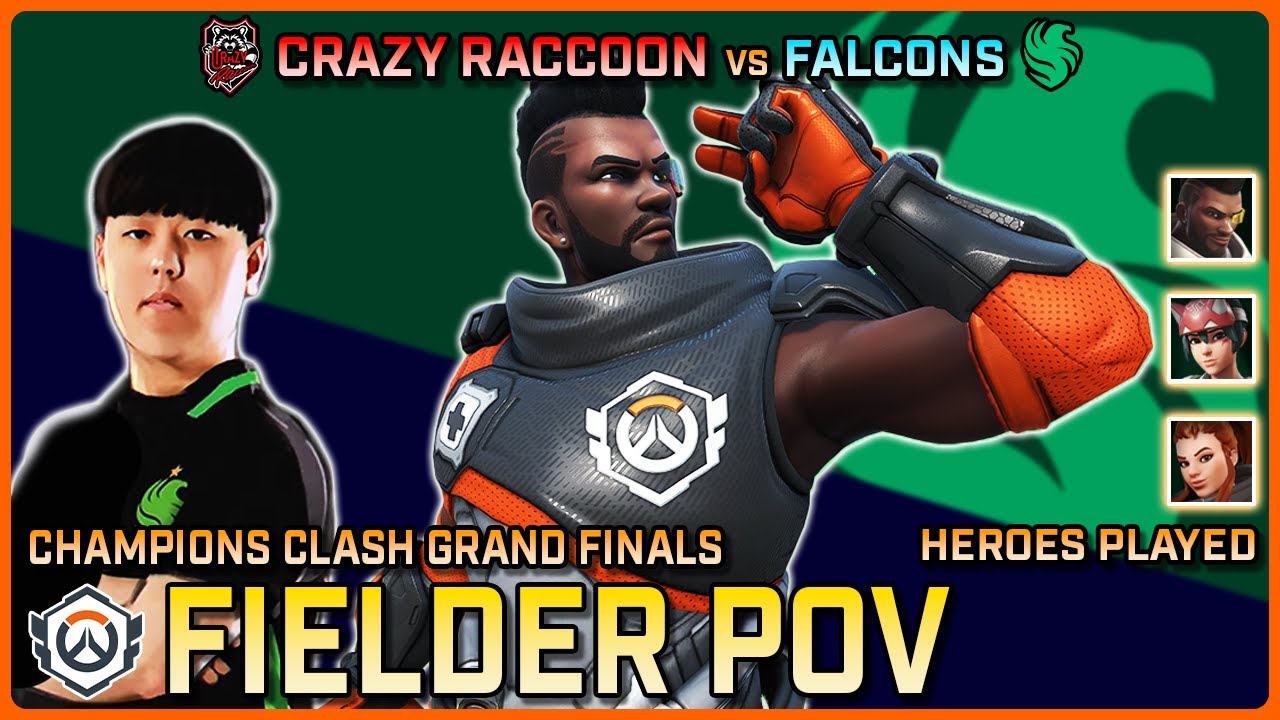 [ Fielder POV + Cam ] Crazy Raccoon vs Team Falcons | Grand Finals | Champions Clash