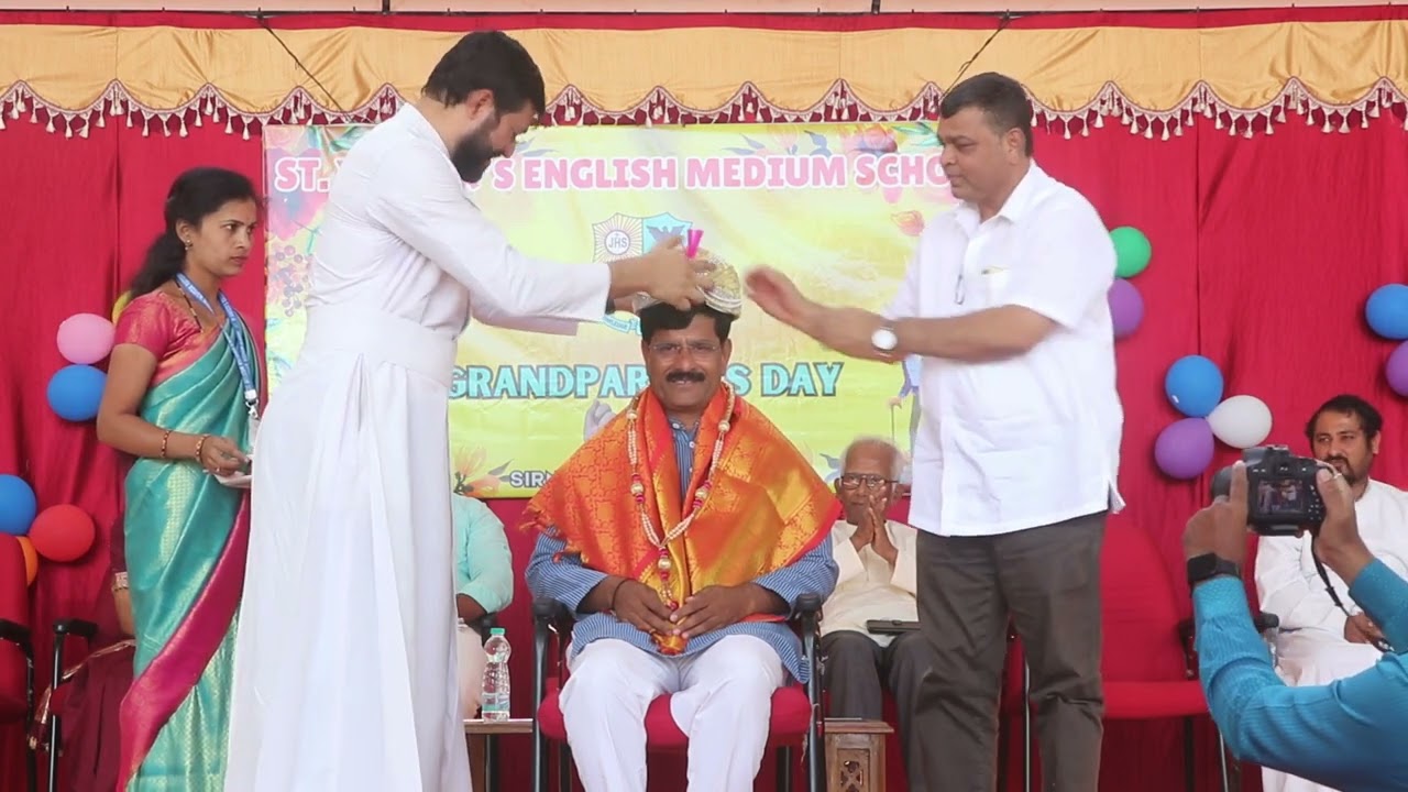 Grandparents' Day Celebration | St. Xavier's English Medium School, Sirnoor #KannadaComedian