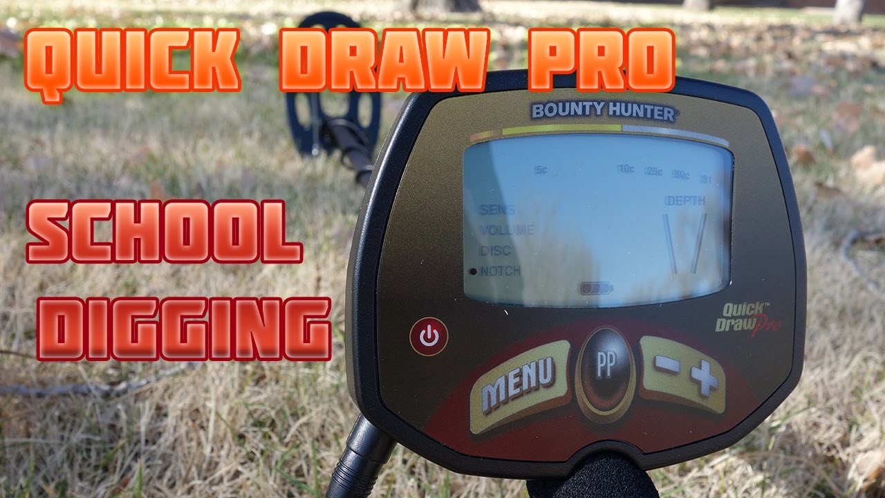 Metal Detecting:  Bounty Hunter Quick Draw Pro - Colorado School Digging