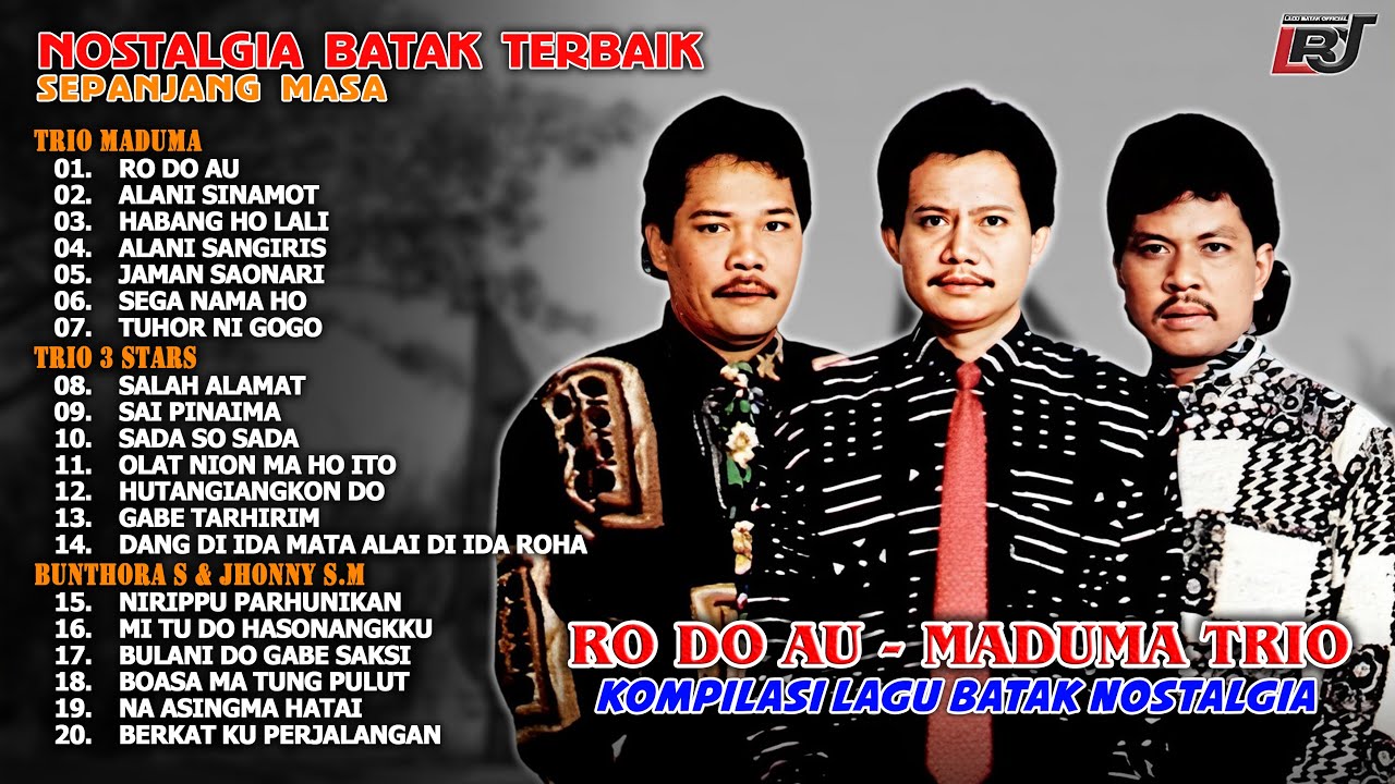 Kompilasi Lagu Batak Nostalgia - Trio Maduma, Trio 3 Stars, Bunthora Situmorang & Jhonny S Manurung