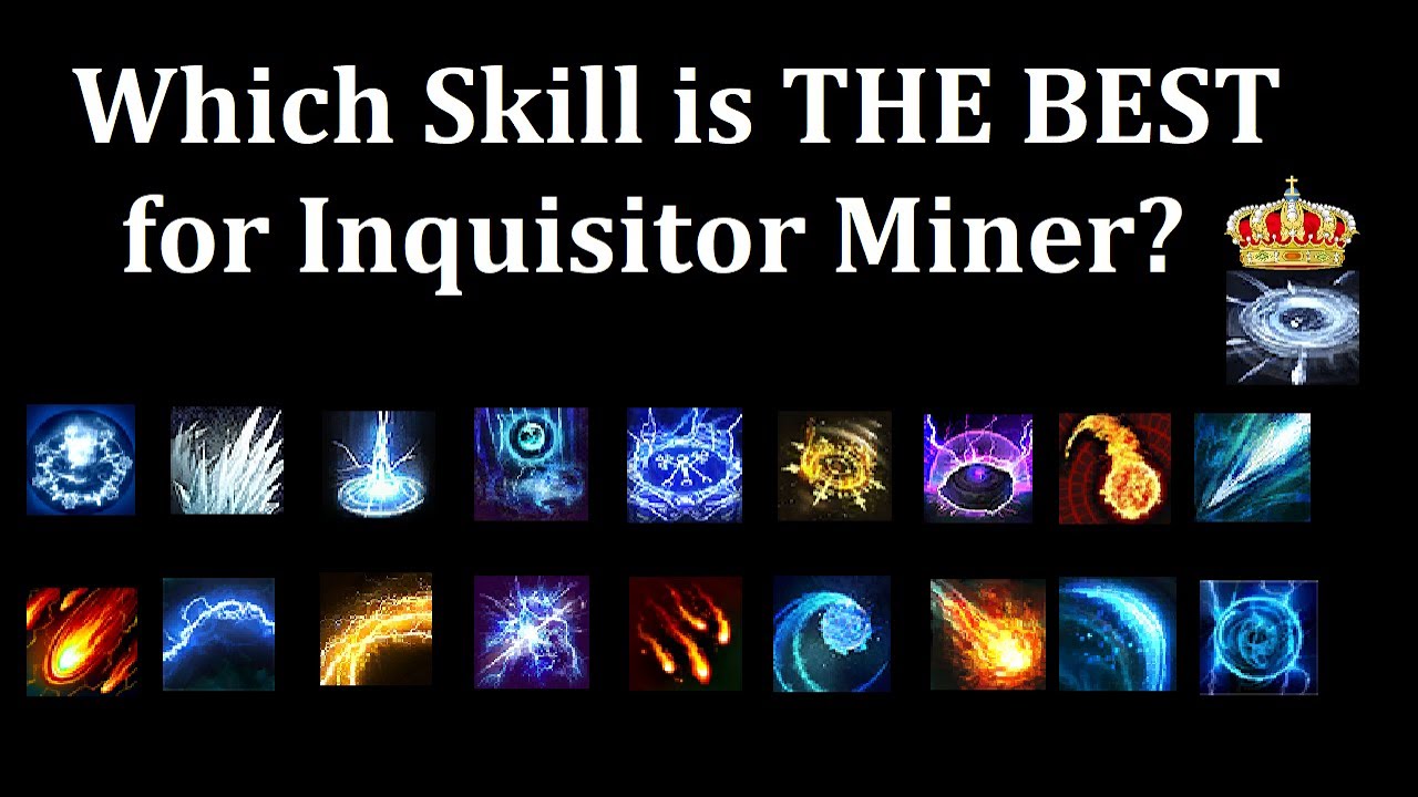 [PoE 3.19] Finding THE BEST Skill for Inquisitor Miner (Tested 20+ Skills)