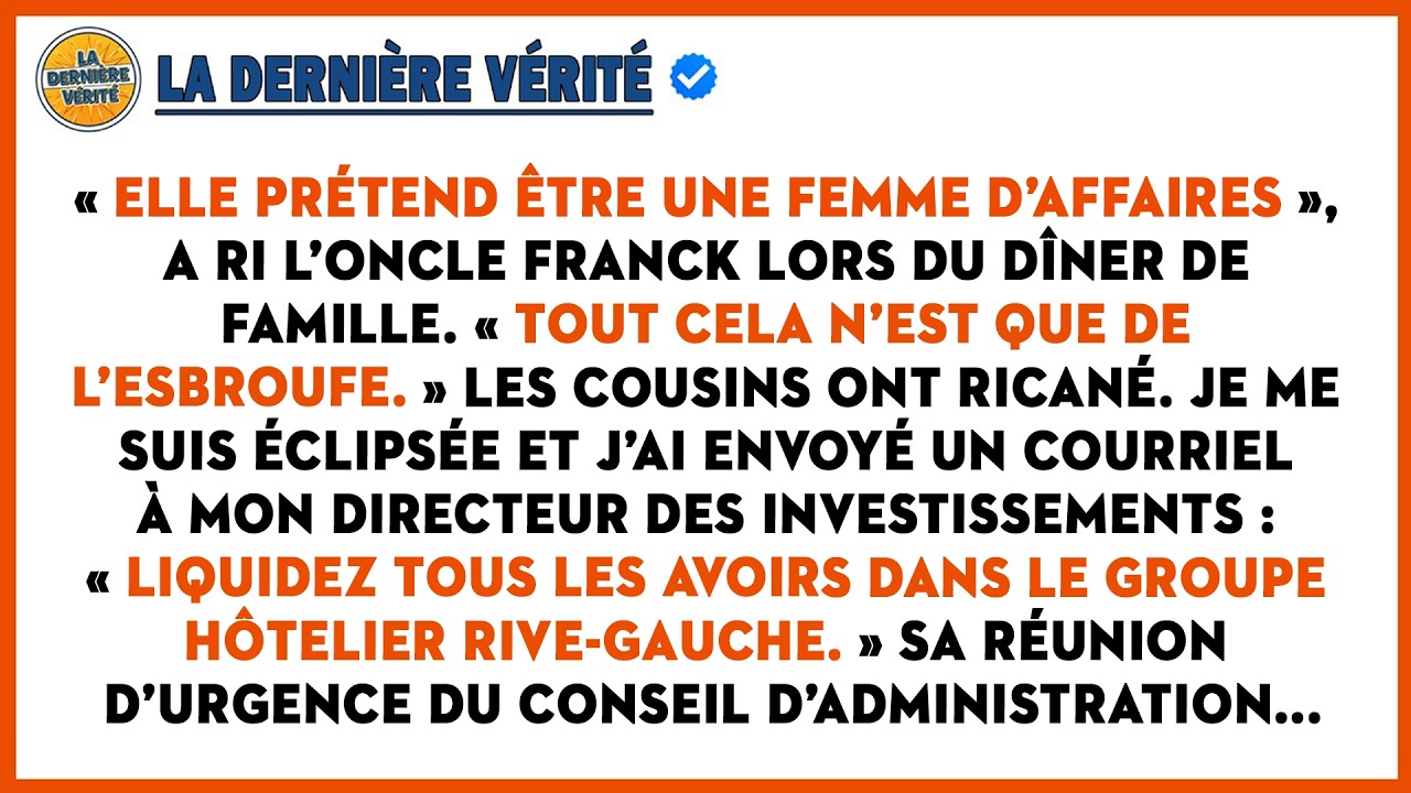 Mon Oncle S’est Moqué De Ma « Soi-disant Réussite » À Noël, Puis Sa Chaîne D’hôtels A Perdu...