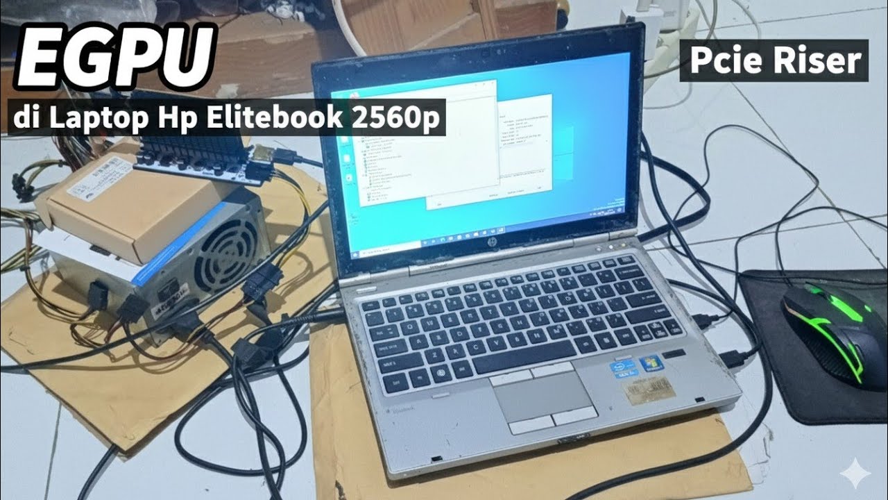 External vga Laptop Hp Elitebook 2560p Nvidia GT 710