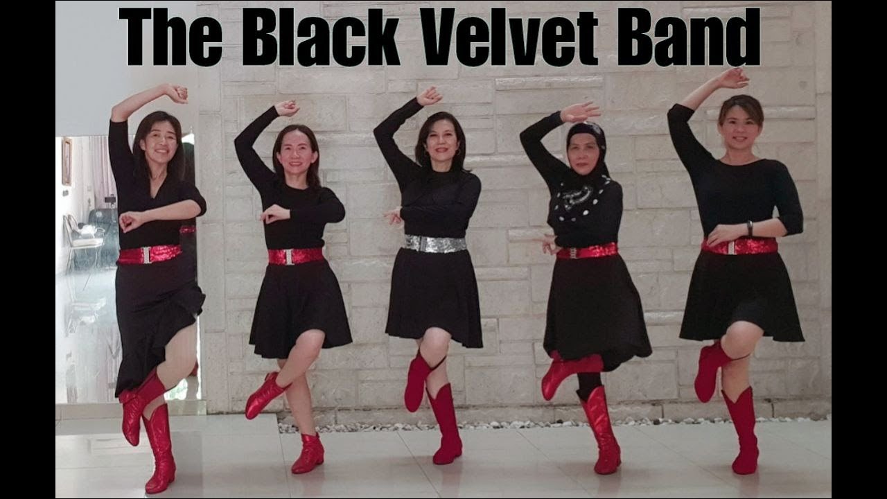 The Black Velvet Band Line Dance (demo & count)