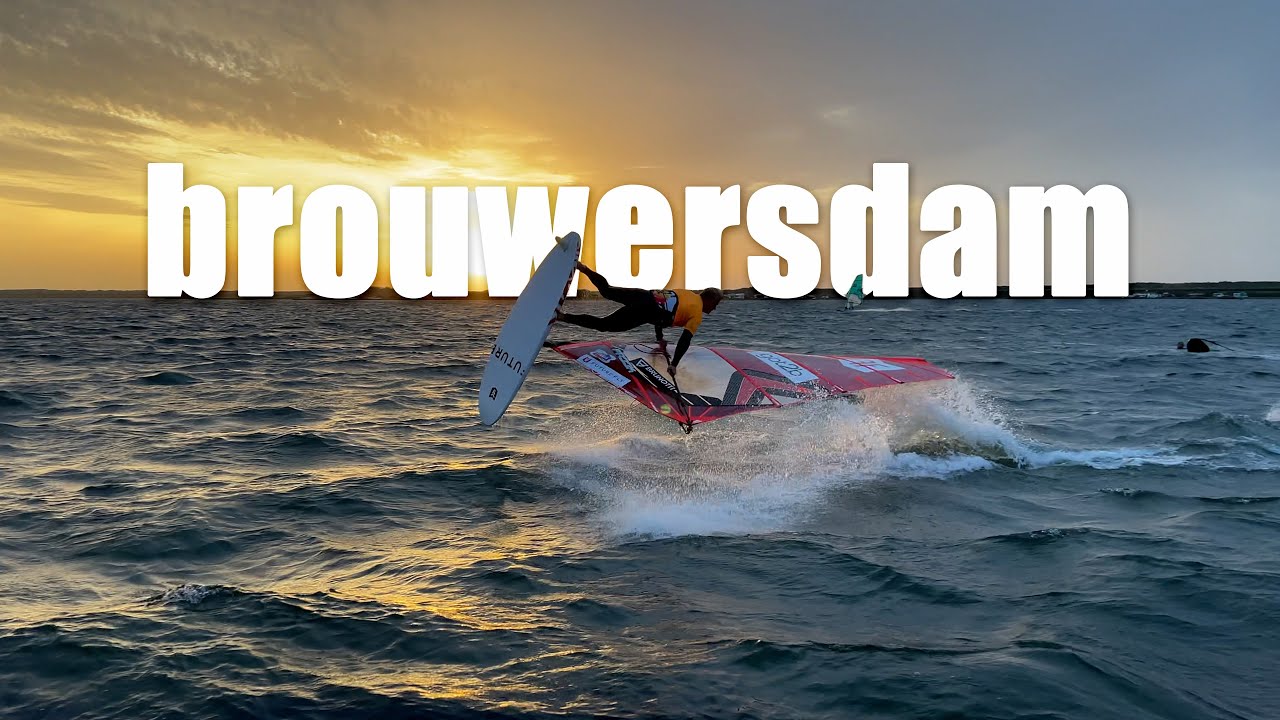 4k windsurfing Brouwersdam (piertje) (GoPro Hero 11)