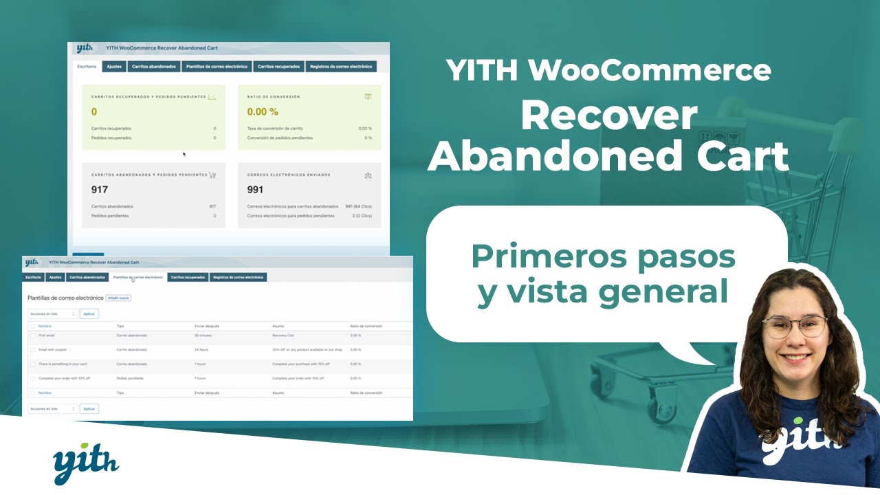 Primeros pasos y visión general - YITH WooCommerce Recover Abandoned cart