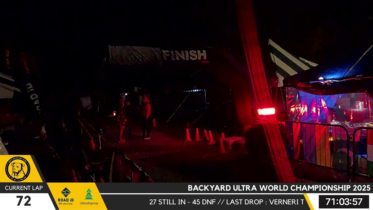BACKYARD ULTRA INDIVIDUAL WORLD CHAMPIONSHIP 2025 - H58