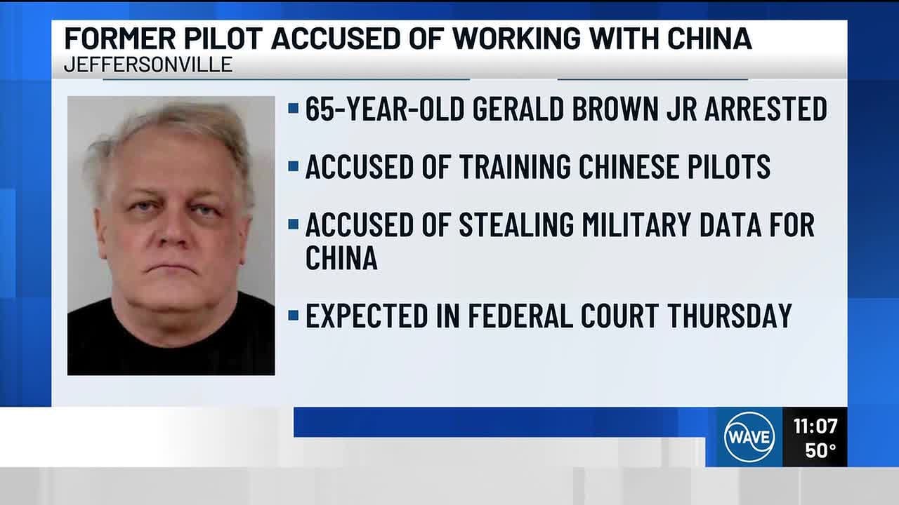 Former US Air Force pilot arrested in Jeffersonville, accused of training Chinese military pilots
