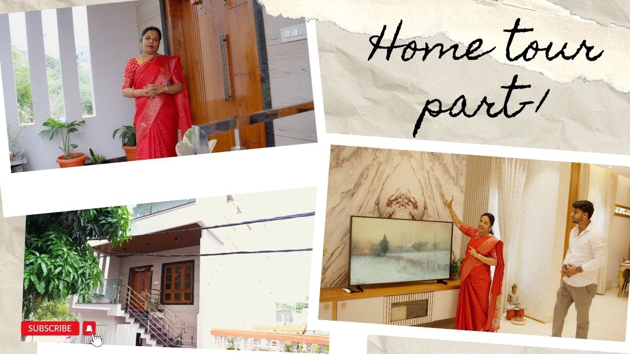 VLOG || ಅಮ್ಮನ ಮನೆ ಹೋಮ್ ಟೂರ್ 😊 || Home tour part 01 🏠 || interior design details 😊 ||