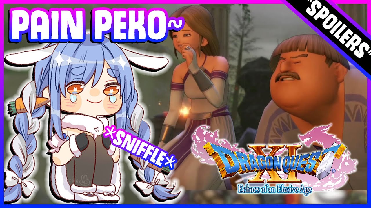 Pain Peko Moment, Pekora Cried In Dragon Quest XI Story【Hololive Clip】