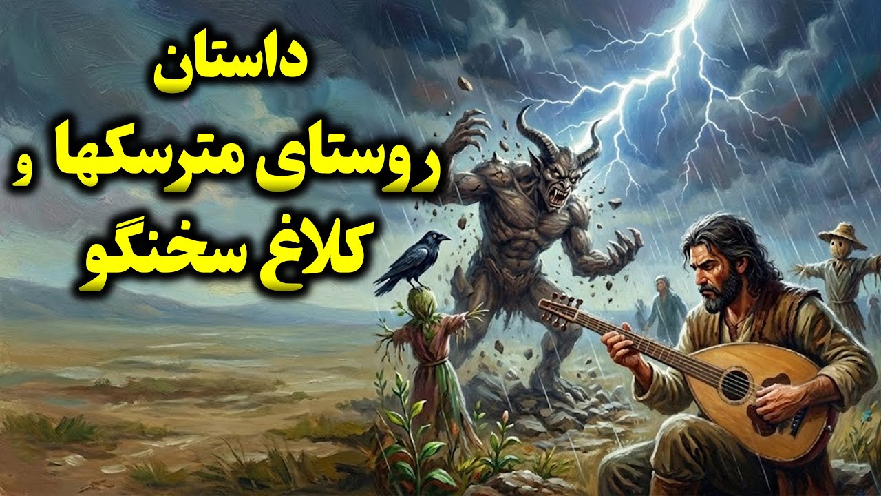 داستان فارسی روستای مترسکها و کلاغ سخنگو| داستانی جدید به سبک هزار و یک شب مخصوص خواب آرام بزرگسالان