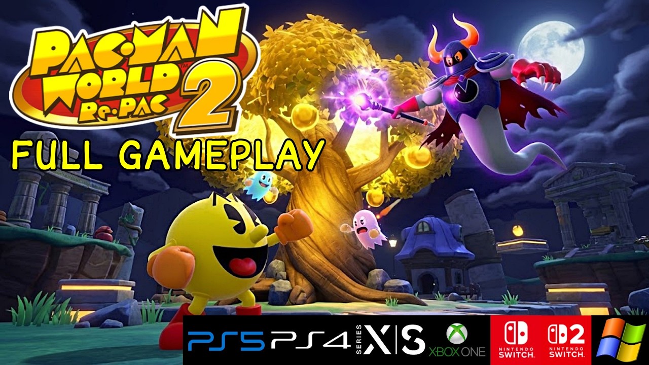 PAC-MAN WORLD 2 RE-PAC - FULL GAMEPLAY - KUKUWADEWI TV