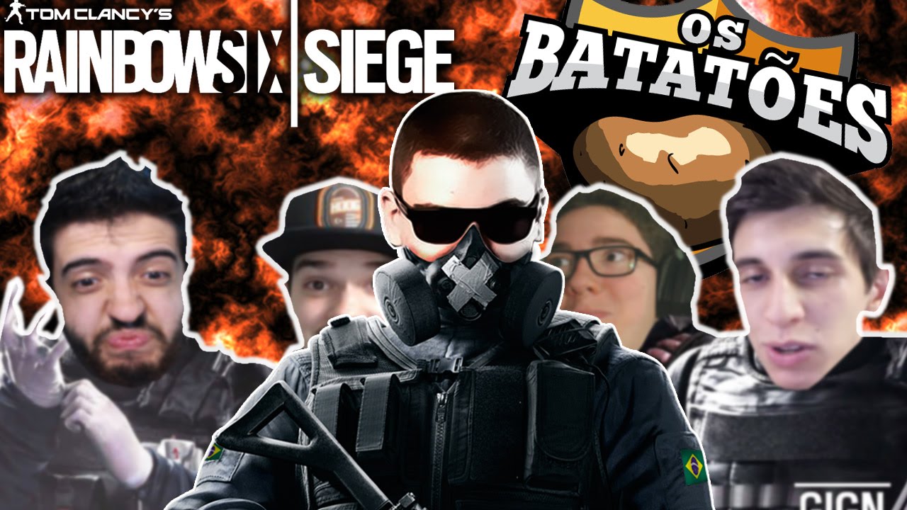 RAINBOW SIX SIEGE - CAMPEONATO 4x5 BATATÕES vs SÓ OS VILÃO (SEMIFINAL)
