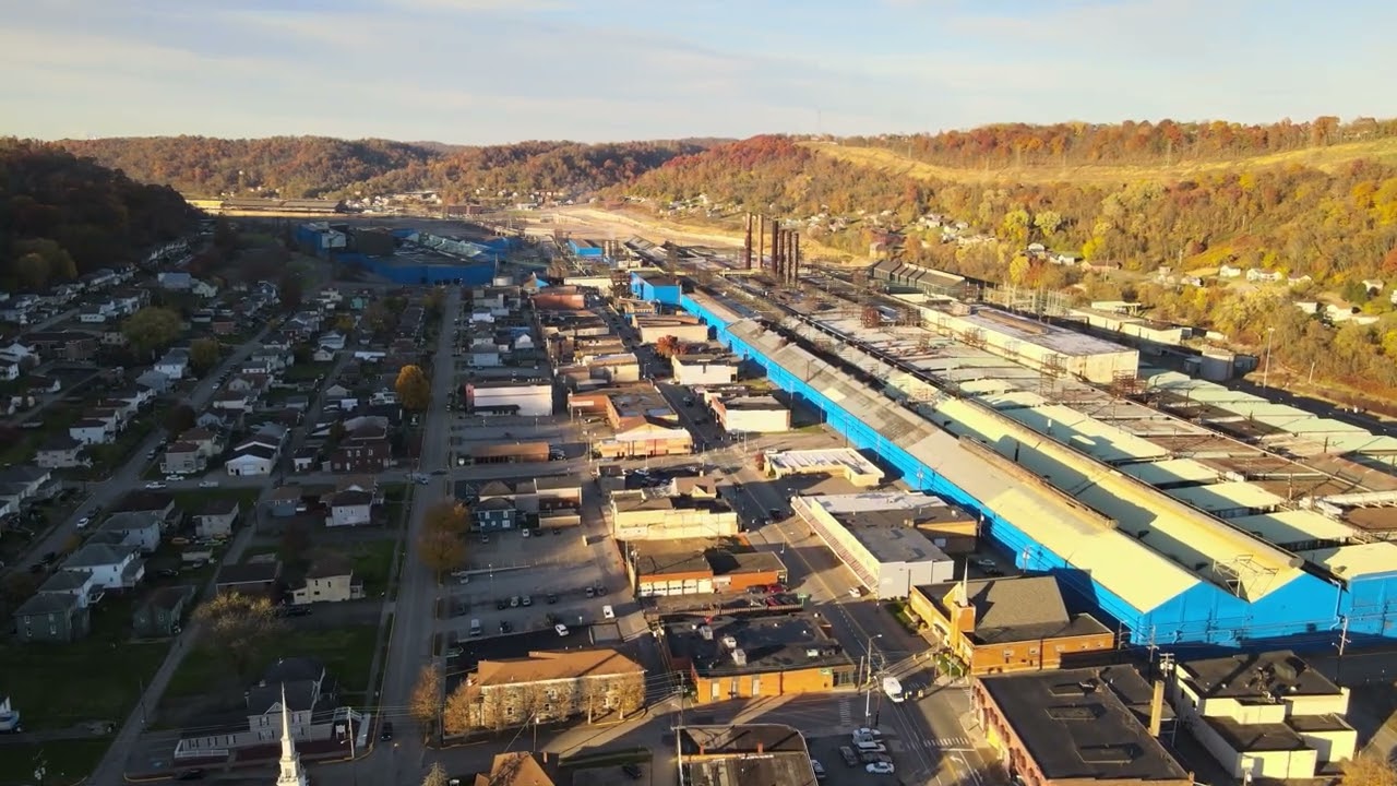 A Flight Over Downtown Weirton