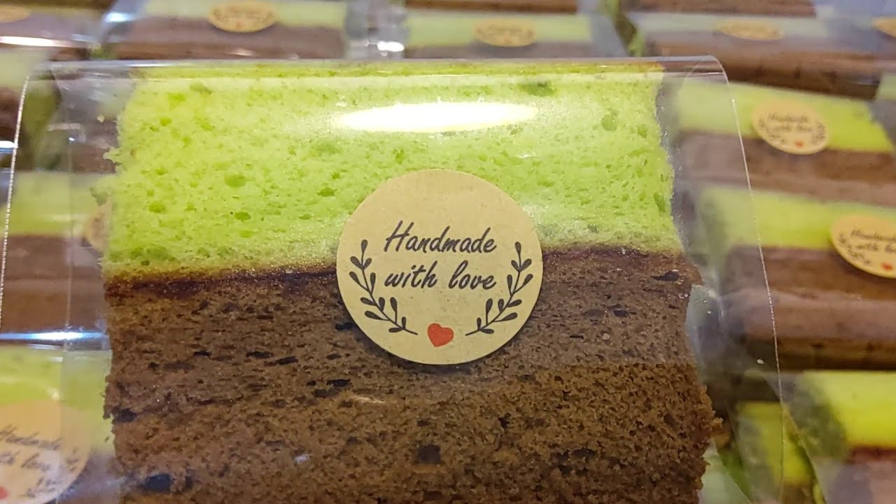 Resep Lapis Pandan Coklat Ekonomis Isian Snack Box || Pesanan Pelanggan