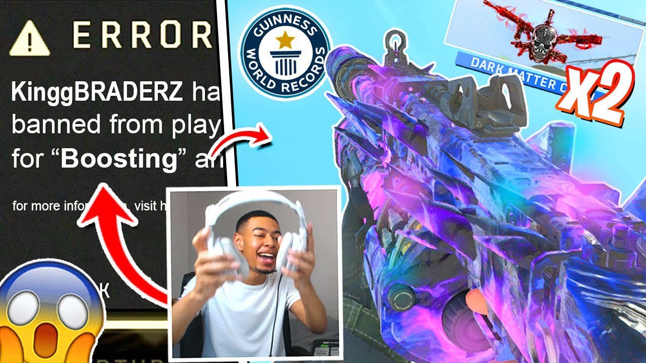 First Person To Get Dark Matter TWICE...after being BANNED/RESET! 😱 - Black Ops 4
