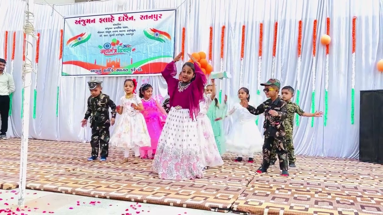 નન્હા મુન્ના રાહી હું| KG Kids Anjuman primary school Ratanpur #school #video 