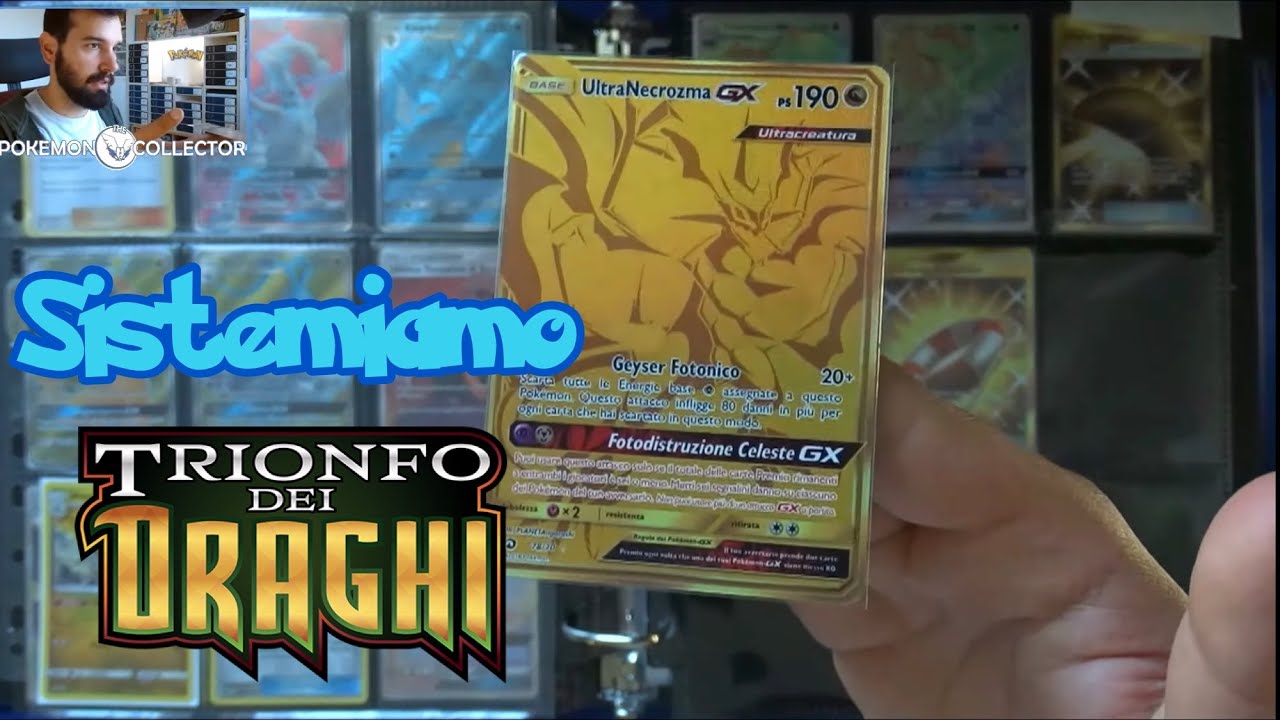 SISTEMIAMO IL SET TRIONFO DEI DRAGHI - Video Relax del Sabato - La Mia Collezione di Carte Pokemon