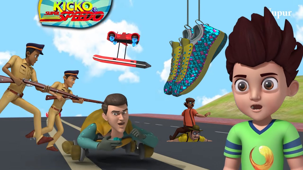 Suncity Stadium से हुआ Diamond Shoe की चोरी | Kicko And Super Speedo | Kids Cartoon