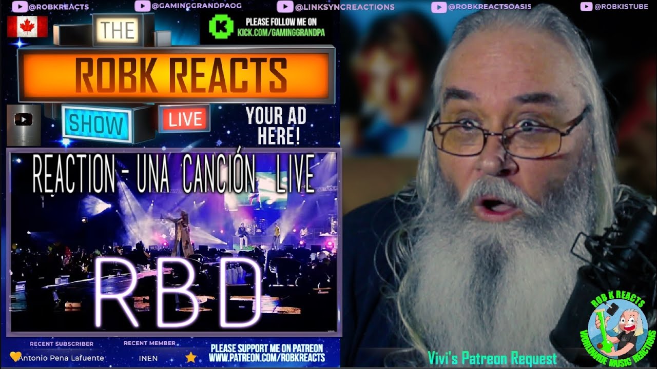 RBD Reaction - Una Canción (Live) - First Time Hearing - Requested