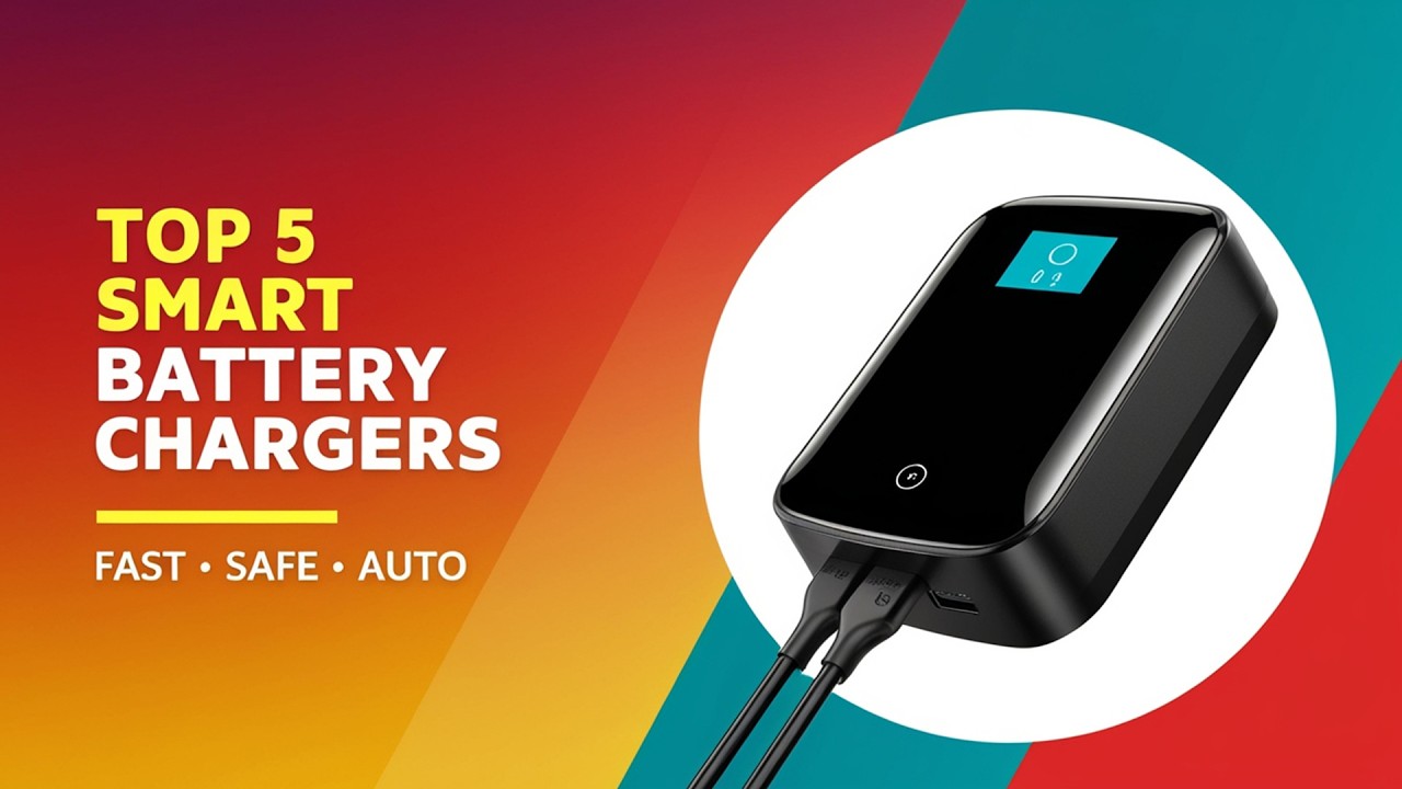 Top 5 Best Smart Battery Chargers You Should Buy (Fast & Safe Charging)