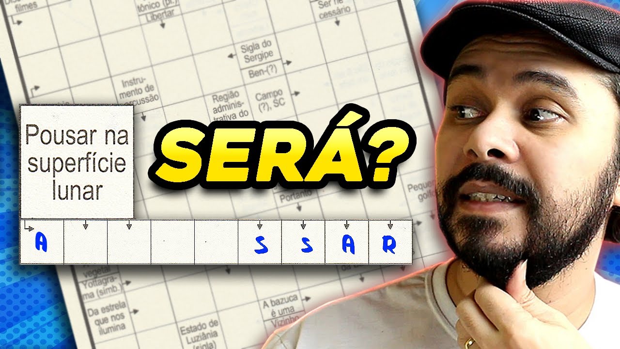 O homem NUNCA ATERRISSOU NA LUA! Eu posso provar! | PALAVRAS-CRUZADAS!