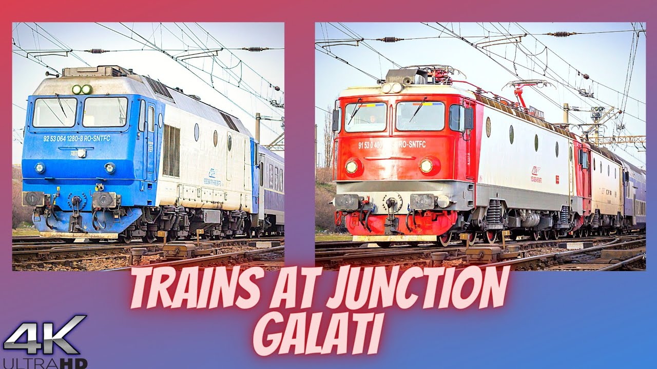 Trafic Feroviar pe Macazuri / Railway Traffic in Barbosi | Trenuri Galati #railfans #trenuri #trains