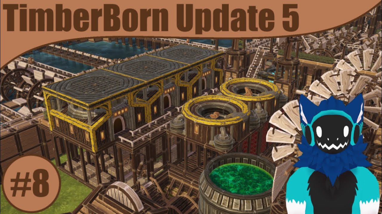 Timberborn Update 5 - Robots and  Foods! #8