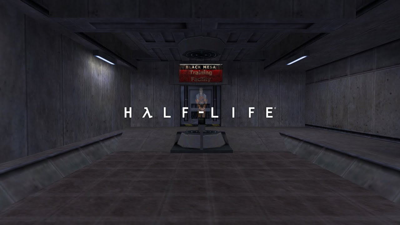 Half-Life Training Room Gameplay Walkthrough (No Commentary)