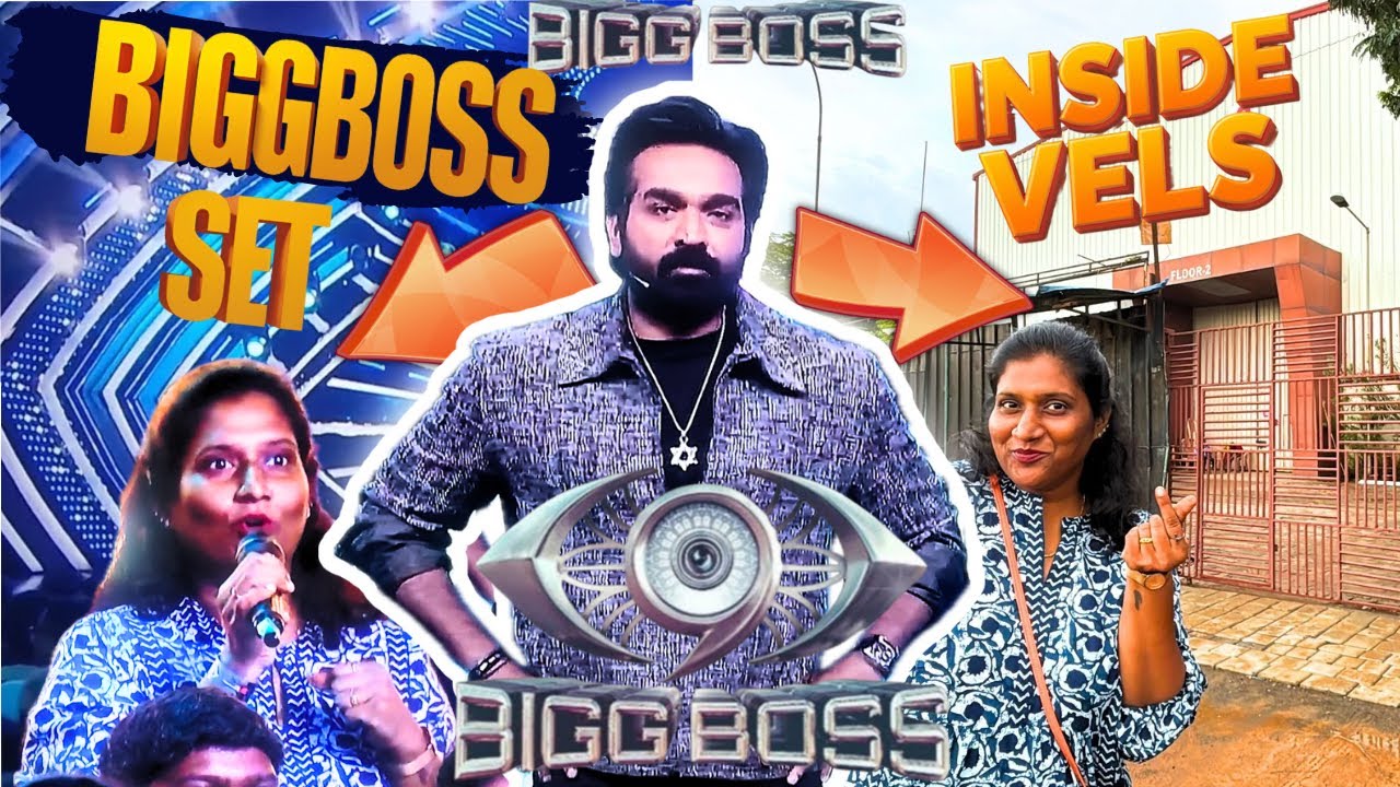 Inside BIGG BOSS 🤩| Got Entry Pass Ticket For Bigg Boss Weekend Episode | EVP VELS Film City Tour