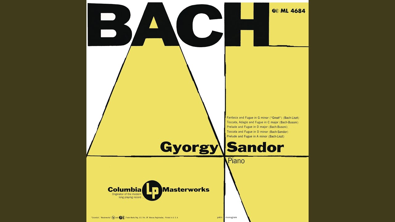 Fantasia and Fugue in G Minor, BWV 542 (Transcribed for Piano, S. 463) (Remastered)