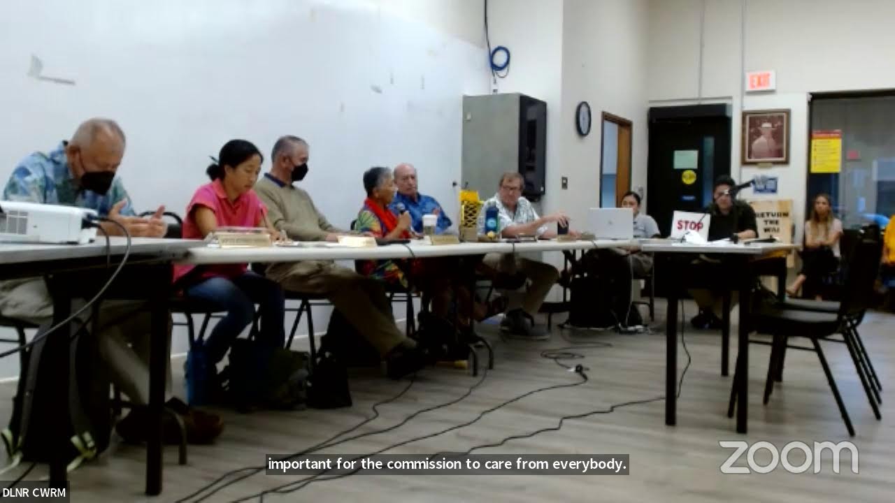 October 24, 2023 Monthly Water Commission Meeting