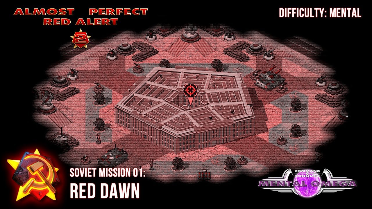 Mental Omega 3.3.6 // Almost Perfect Red Alert 2  // Soviet Mission 01: Red Dawn (Mental)