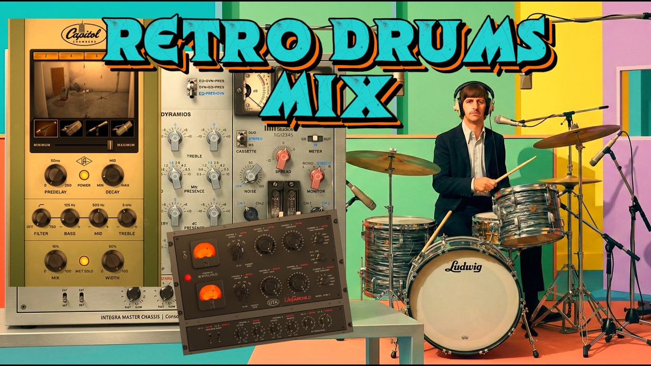MEZCLA DE BATERIA 1966 RETRO VINTAGE MIX