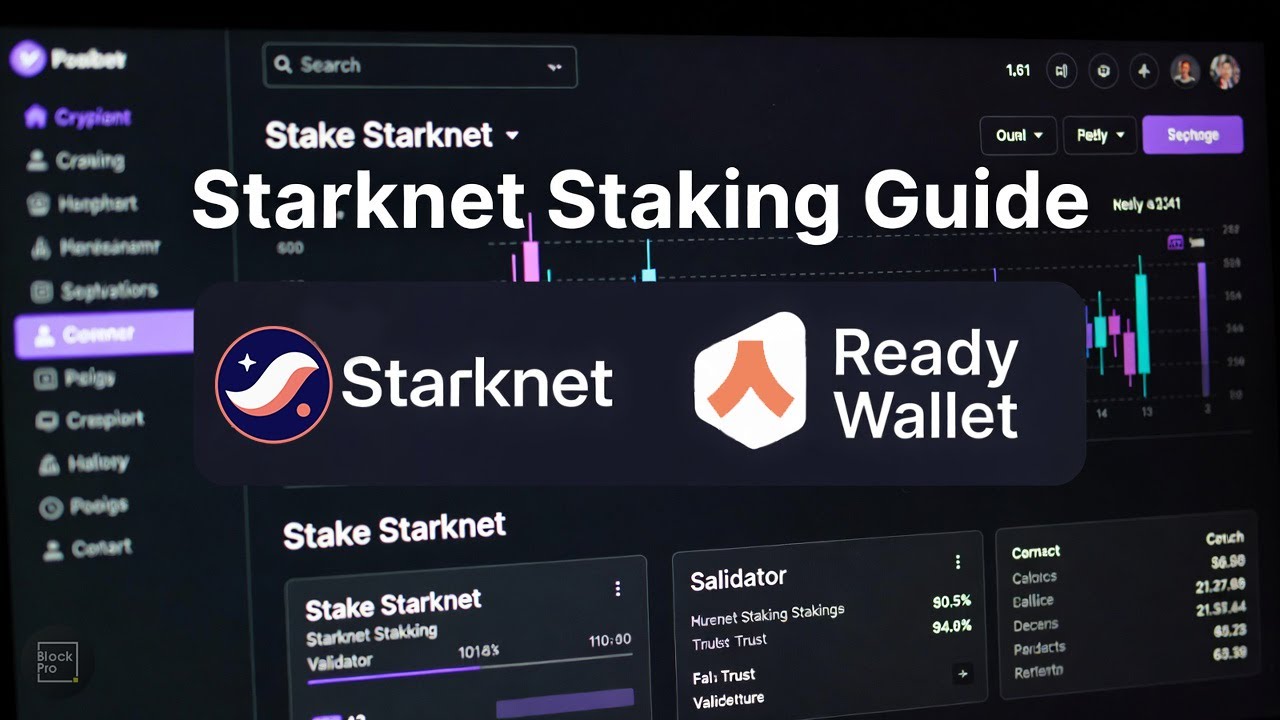 How to Stake Starknet (STRK) Using Ready Wallet | Step-by-Step Guide