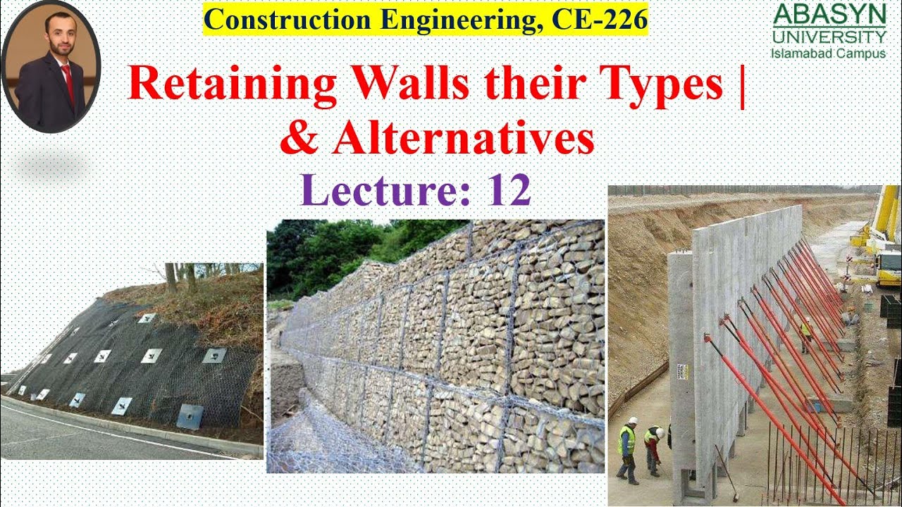 Retaining Walls their Types | & Alternatives