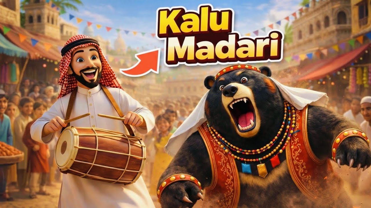 Kalu Madari Aaya 🐻 | कालू मदारी आया 🧸 | Hindi Kids Rhymes| Kalu Madari